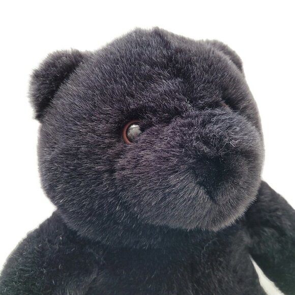 1997 Vintage Build A Bear Retired Black Grizzly Bear Blank Canvas Great Cond - Picture 2 of 7